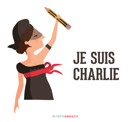 Je suis Charlie by Tutti Confetti