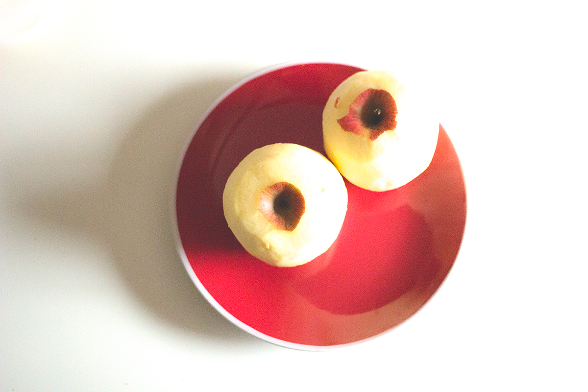 Tarta de manzana, canela y copos de avena - Manzanas Starking peladas